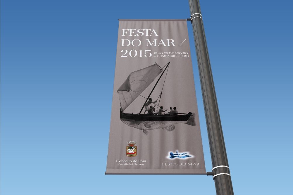 Proyecto de diseño gráfico para a Festa do Mar de Poio 2015